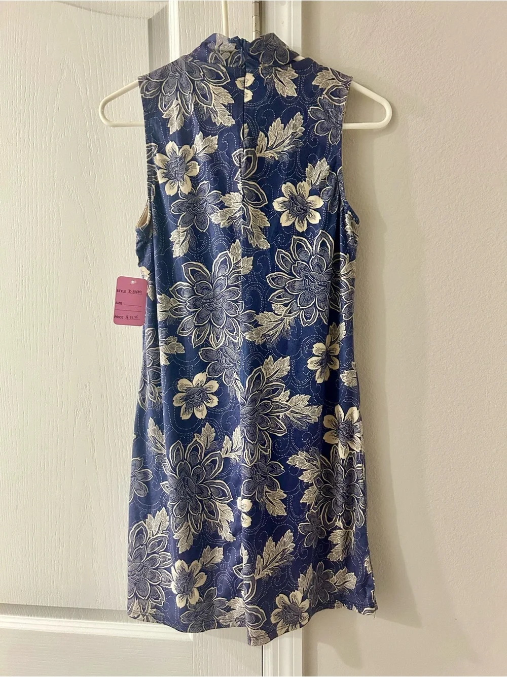 Millibon Navy and Cream Floral Dress